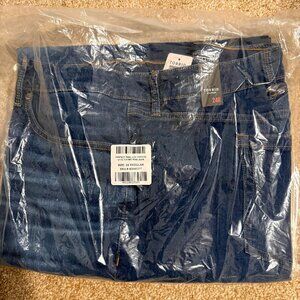 womens 24 Reg wide leg vintage streatch MID-Rise Jean